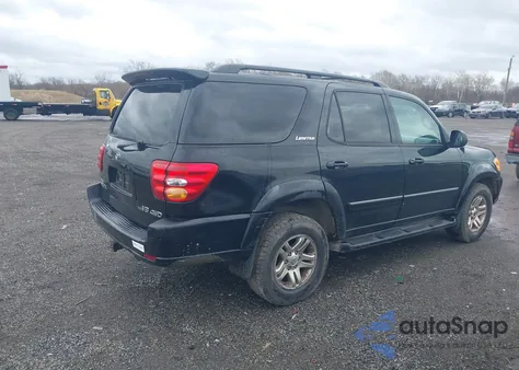2003 Toyota Sequoia Limited V8 z USA, uszkodzony, nr VIN 5TDBT48A73S171091